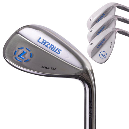 Lazrus Golf - Wedges Set or Individual - Forged 50, 54, 58 | Gap, Sand, Lob Wedge (Right Hand) - The Golf Guys Online