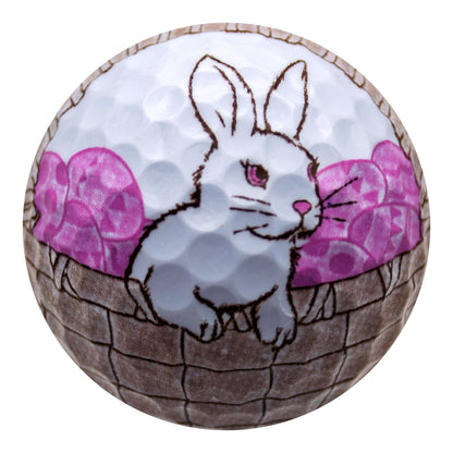 New Novelty Easter Bunny Golf Balls
