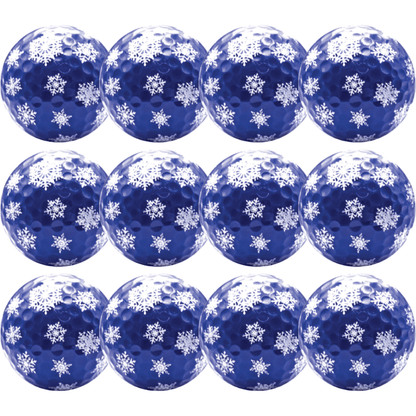 New Novelty Snowflakes Golf Balls