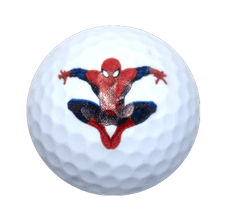 New Novelty Superhero Golf Balls