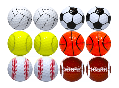 New Novelty Sports Balls Golf Balls