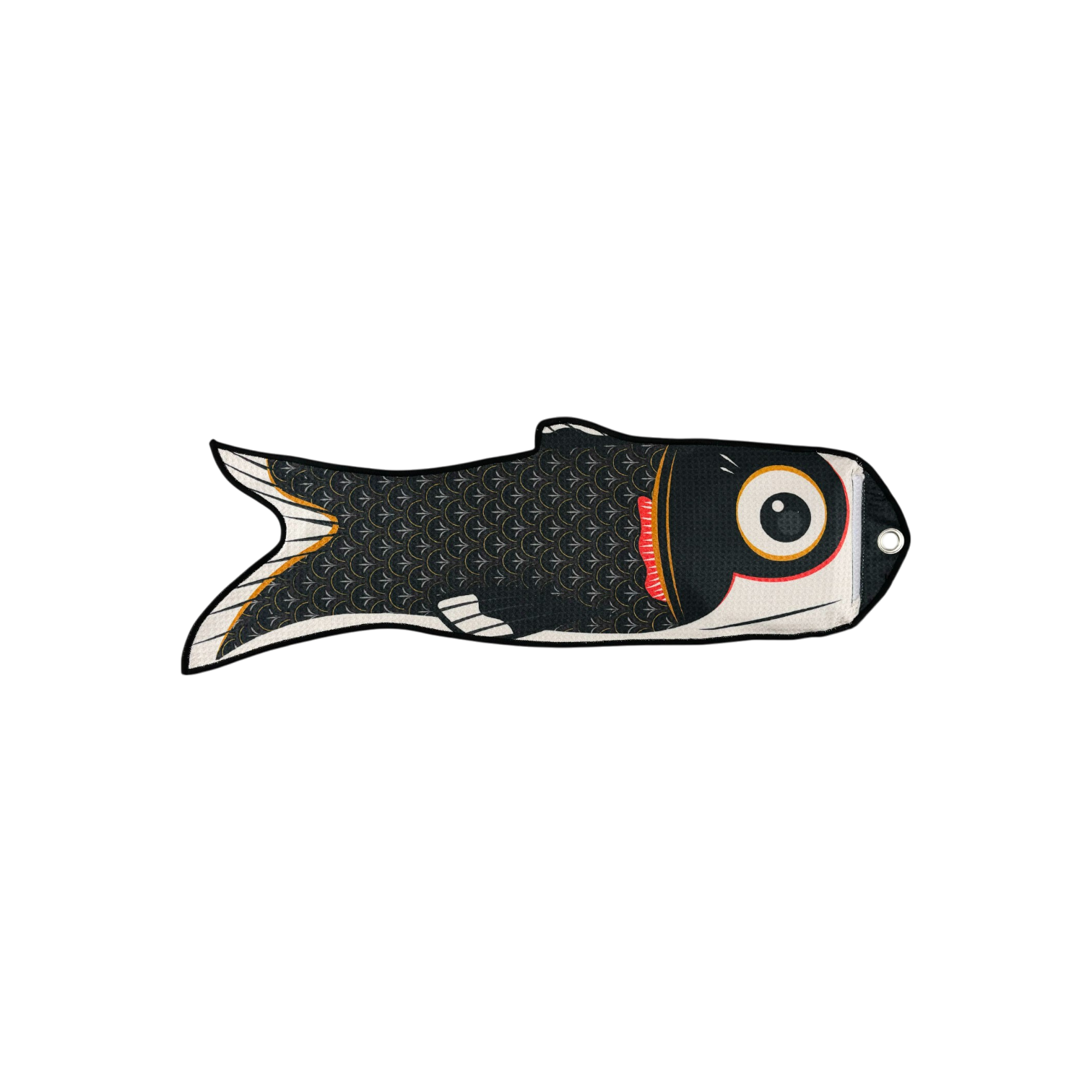 Koi Utility Towel (Black) - The Golf Guys Online