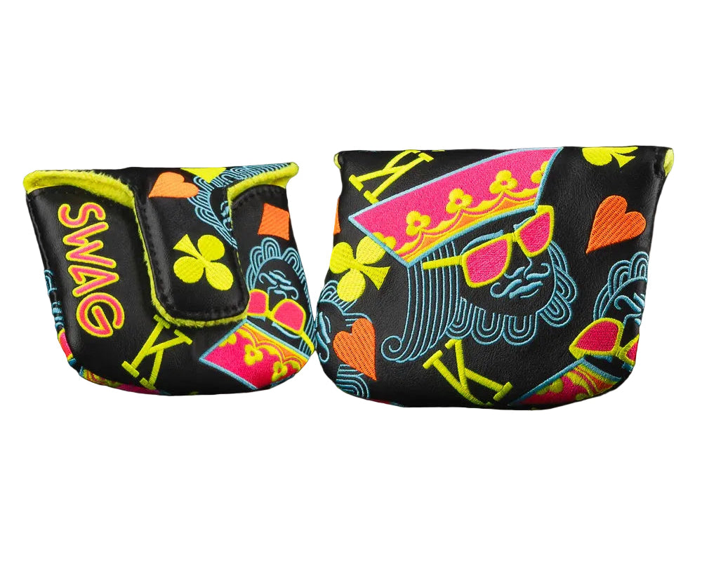 Limited Swag Golf - Island Vibes Poker King Mallet Putter Cover *opened, no bag*