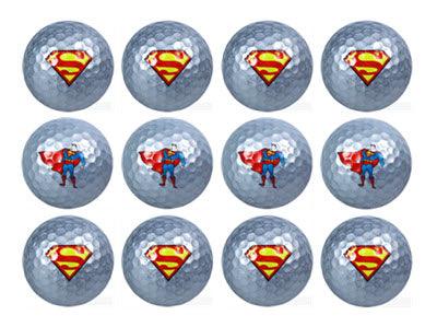 New Novelty Super Man Golf Balls