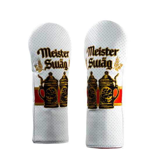 Swag Golf - Meister Swag (Beer) White Fairway Wood Headcover - The Golf Guys Online