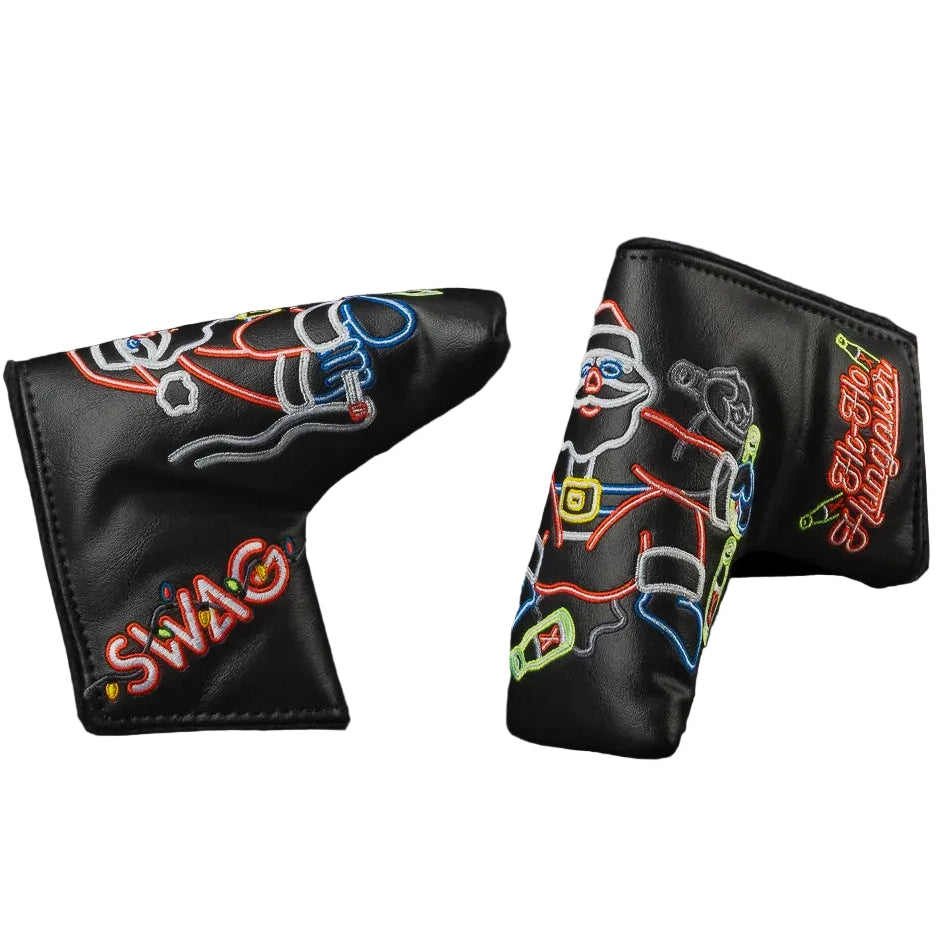 Swag Golf Lawn Lights Santa Blade Putter Headcover