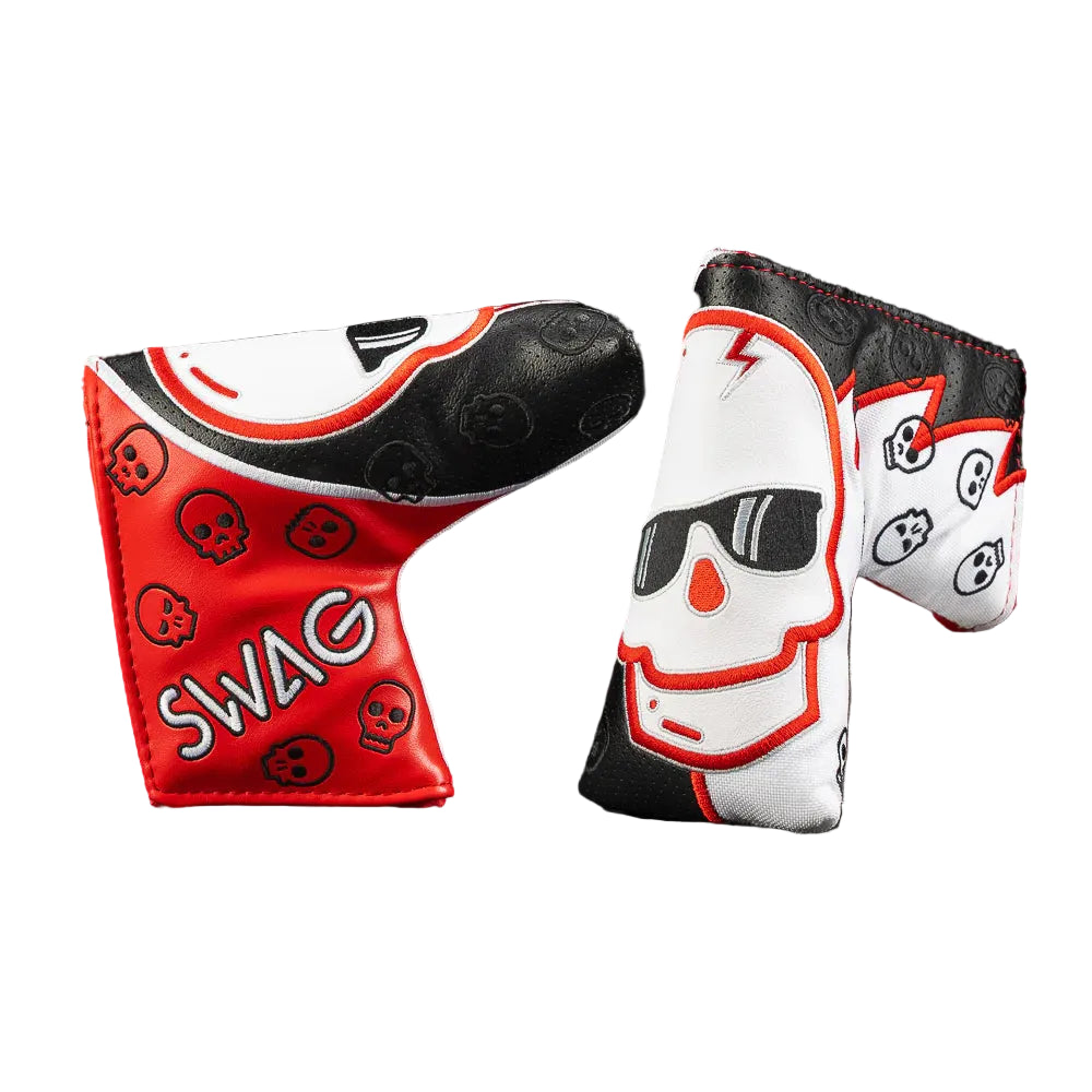 Limited Swag Golf - Windy City Warmup Skull Blade Putter Headcover *opened, no bag*