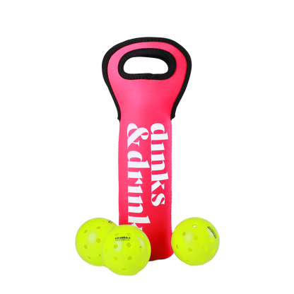 Dinks 'N Drinks Sleeve of Pickleballs - The Golf Guys Online