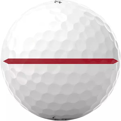 Titleist 2025 Pro V1 Perfomance Alignment Red Golf Balls