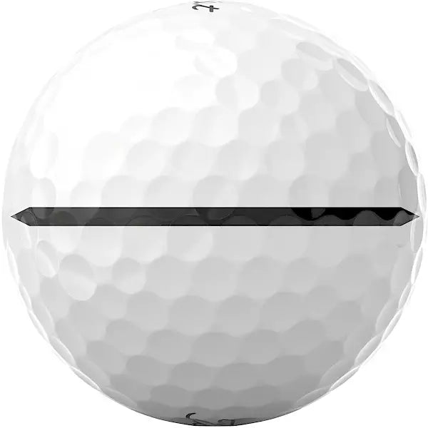 Titleist 2025 Pro V1 Performance Alignment Black Line White Golf Balls