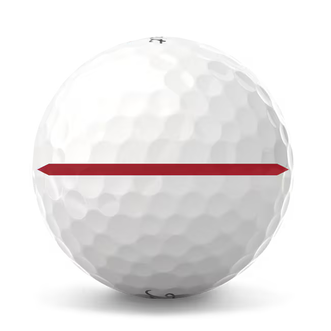 Titleist 2025 Pro V1x Performance Alignment Red Golf Balls