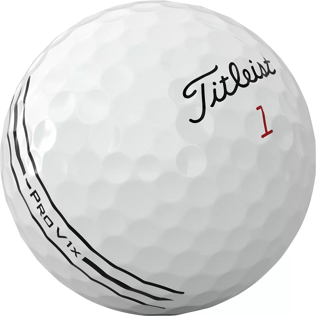 Titleist 2026 Pro V1x Left Dash AIM Enhanced Alignment Golf Balls