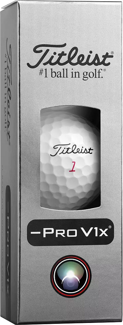 Titleist 2026 Pro V1x Left Dash Golf Balls