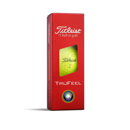Titleist 2026 TruFeel Yellow Golf Balls