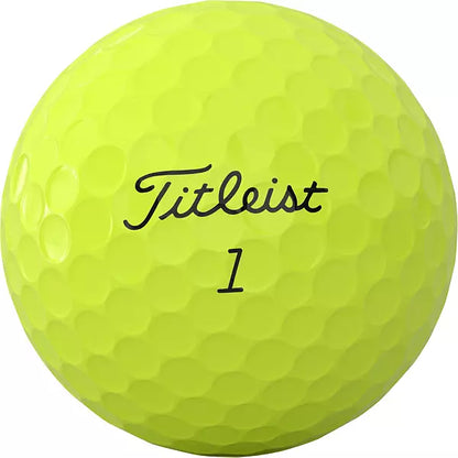 Titleist 2026 AVX Yellow Golf Balls
