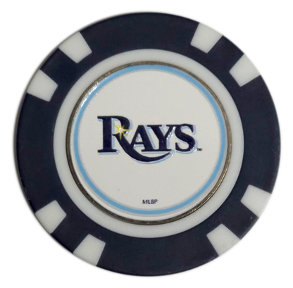 Officially Licensed Tampa Bay Rays Poker Chip Golf Ball Marker
