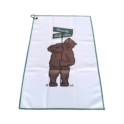 Grizzly Golf Microfiber Towel - The Golf Guys Online