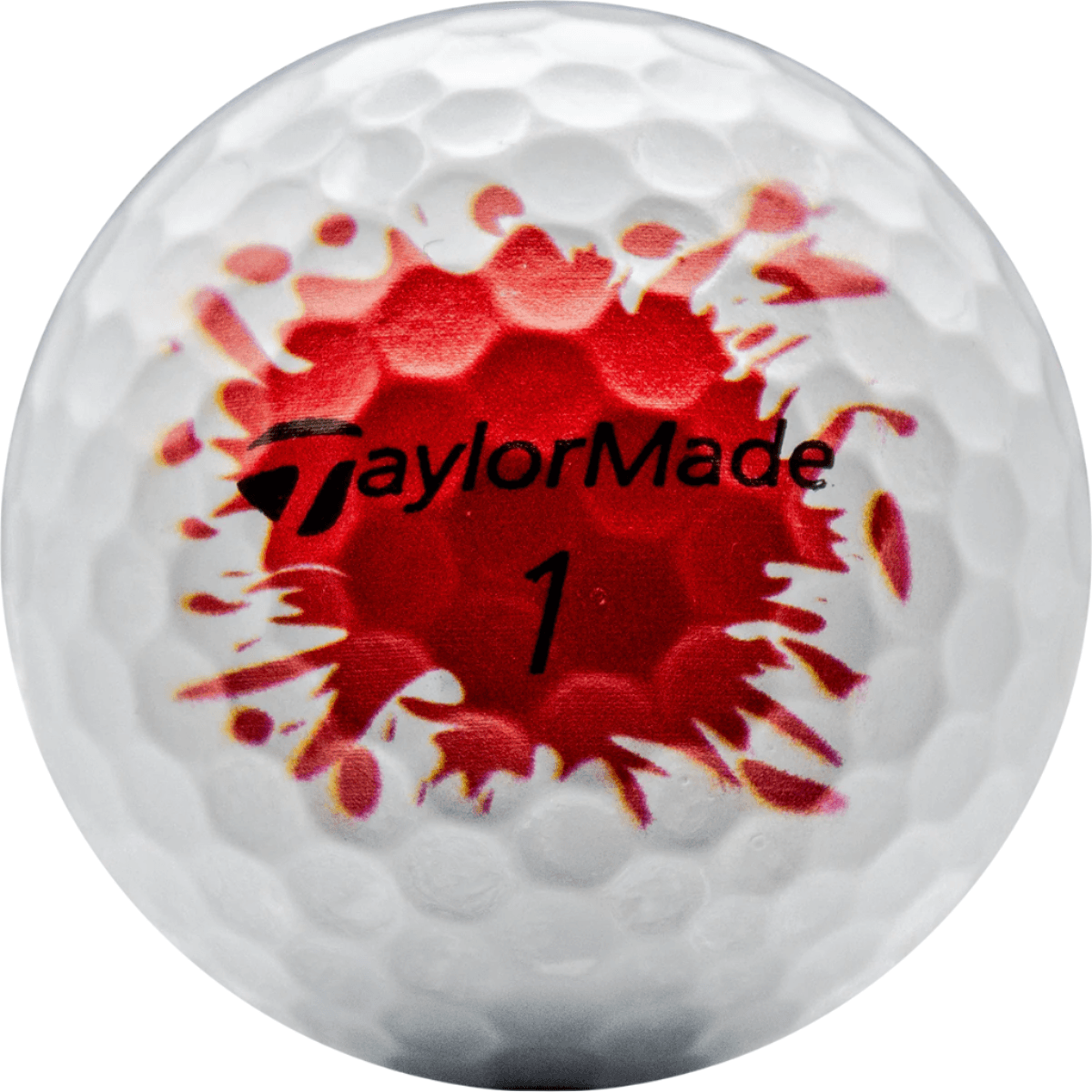 Refurbished TaylorMade TP5 Blood Splatter Golf Balls