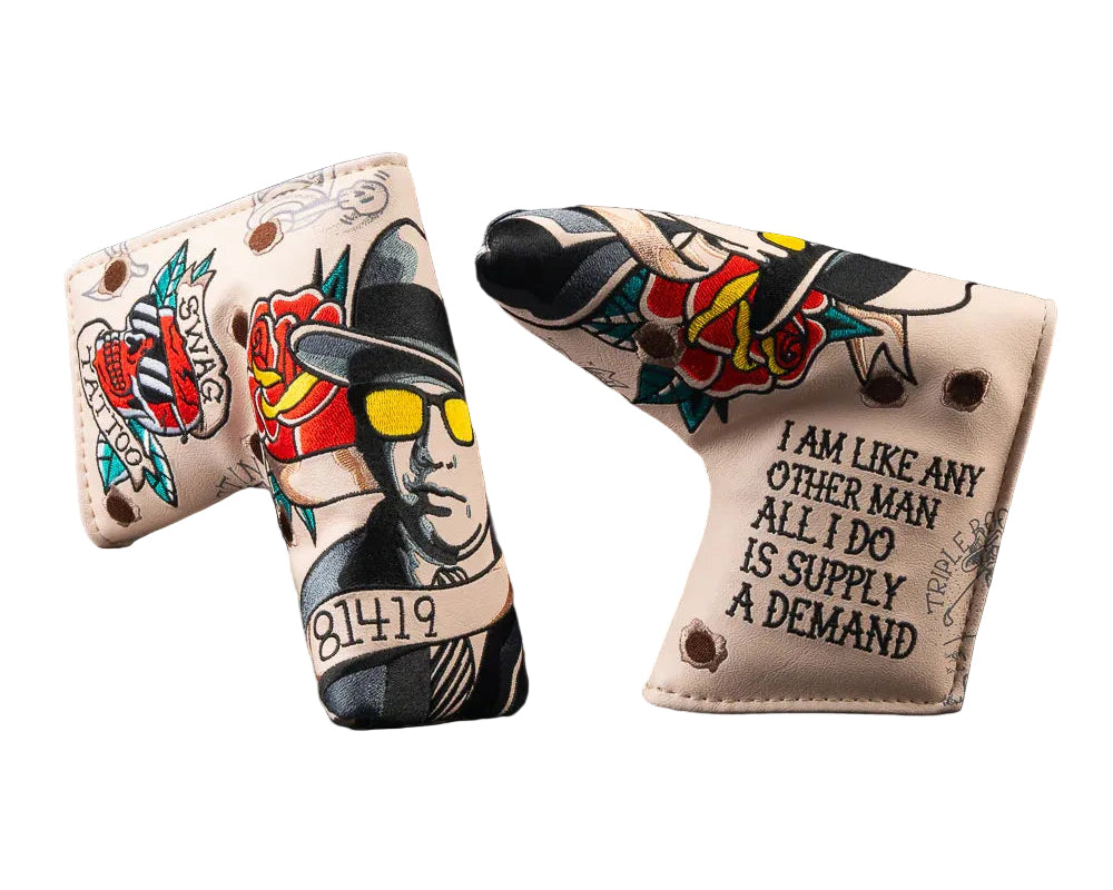 Limited Swag Golf - Capone Mugshot Tattoo Blade Putter Headcover *opened, no bag*