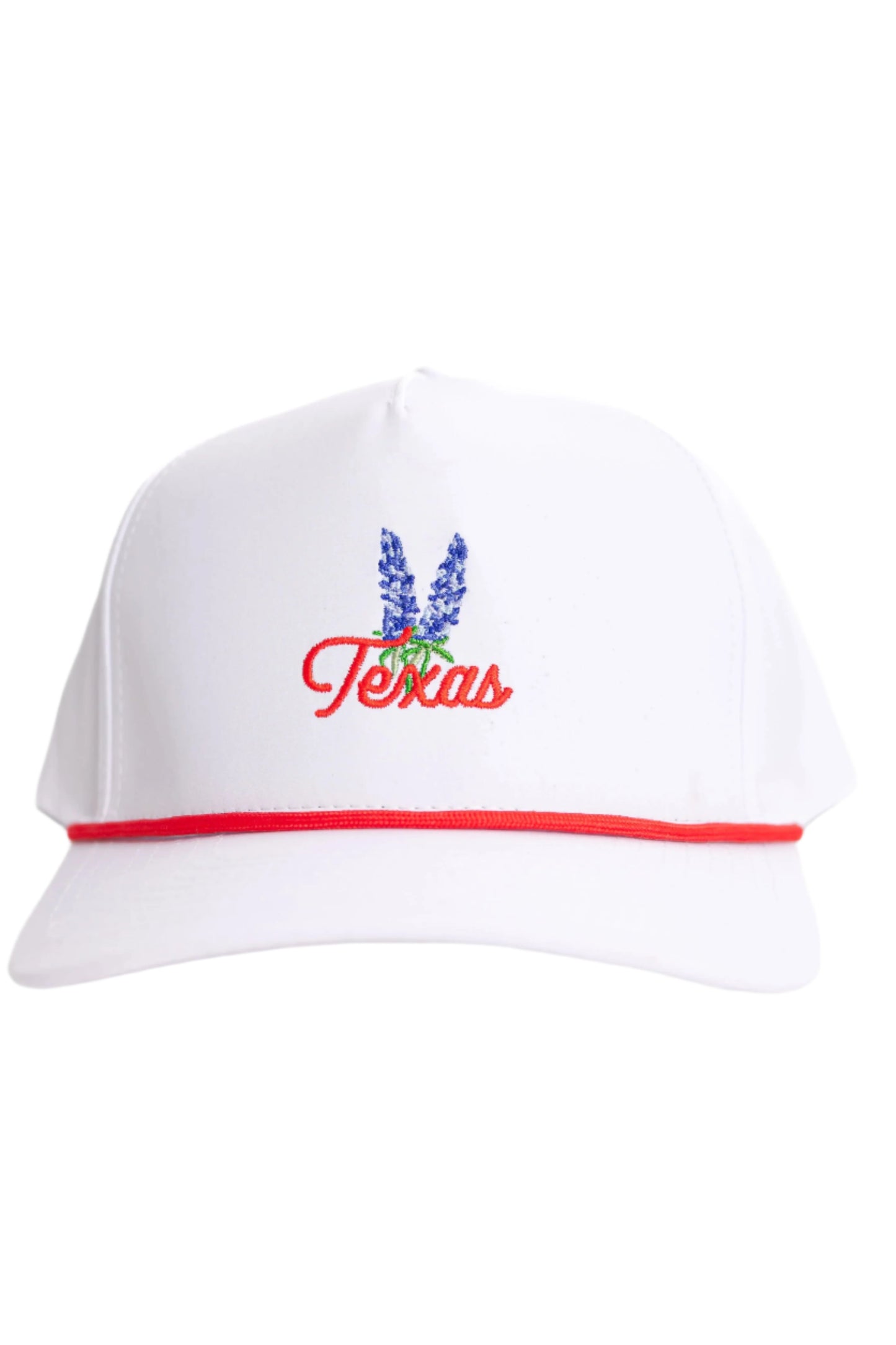 Texas Bluebonnet Rope Hat "Red" - The Golf Guys Online