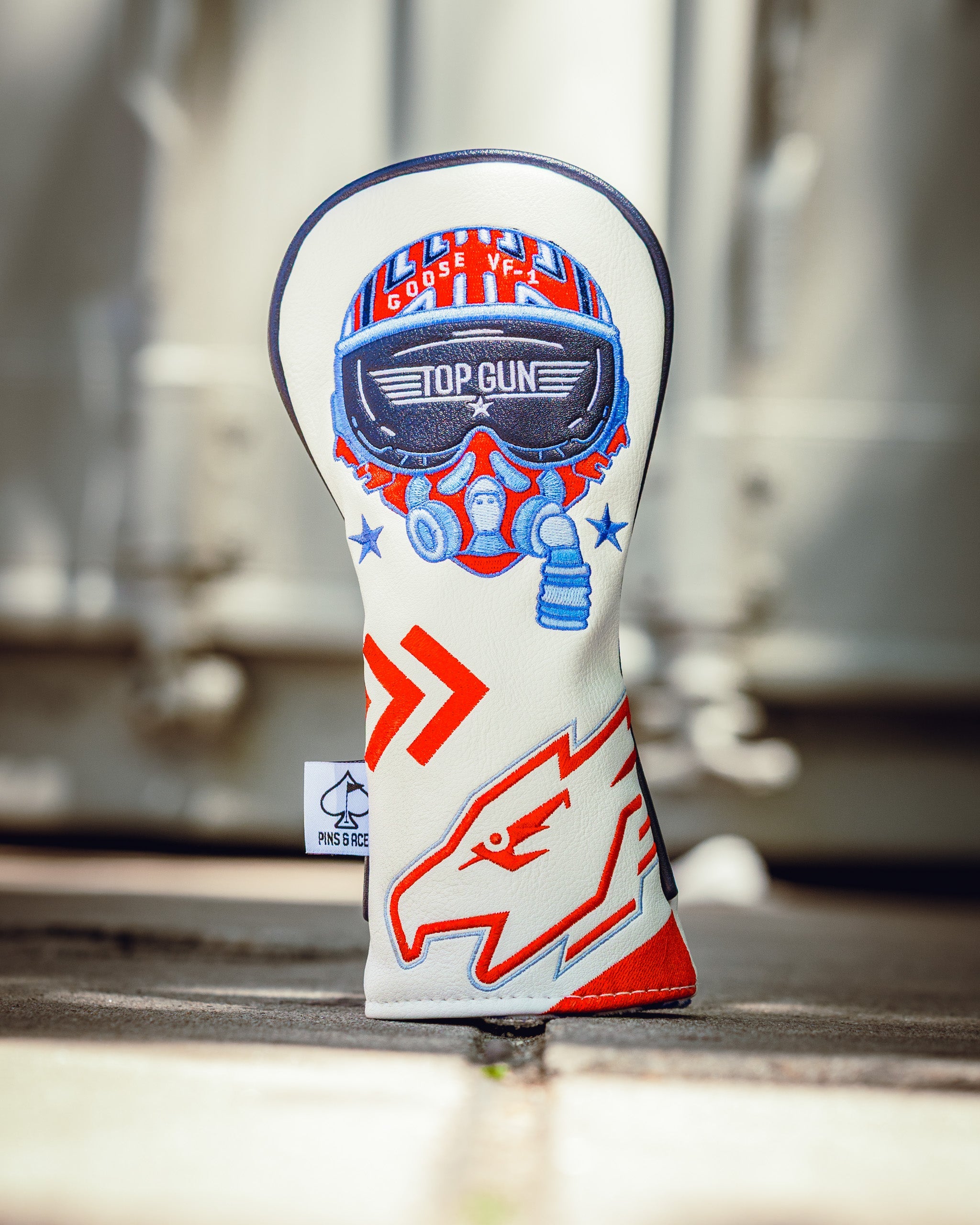 Pins and Aces Top Gun Goose Hybrid Headcover - Thumbnail 5