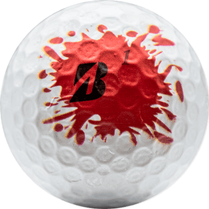 Bridgestone Tour B RX Blood Splatter Golf Balls