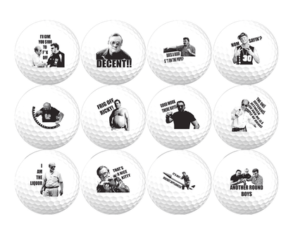 New Novelty Trailer Park Boyz Deluxe Mix of Golf Balls