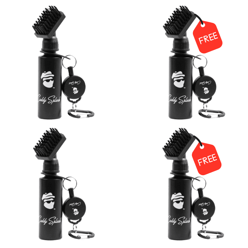 Original Golf Club Water Brush Cleaner - Black Caddy Splash