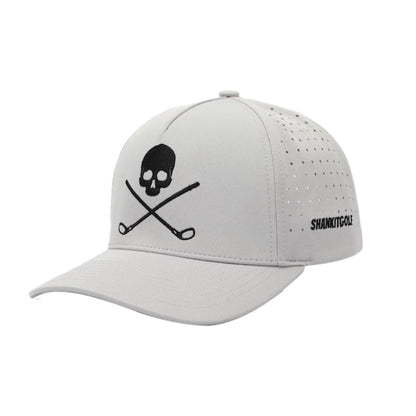 Skull and Crossbones Gray Golf Hat - The Golf Guys Online