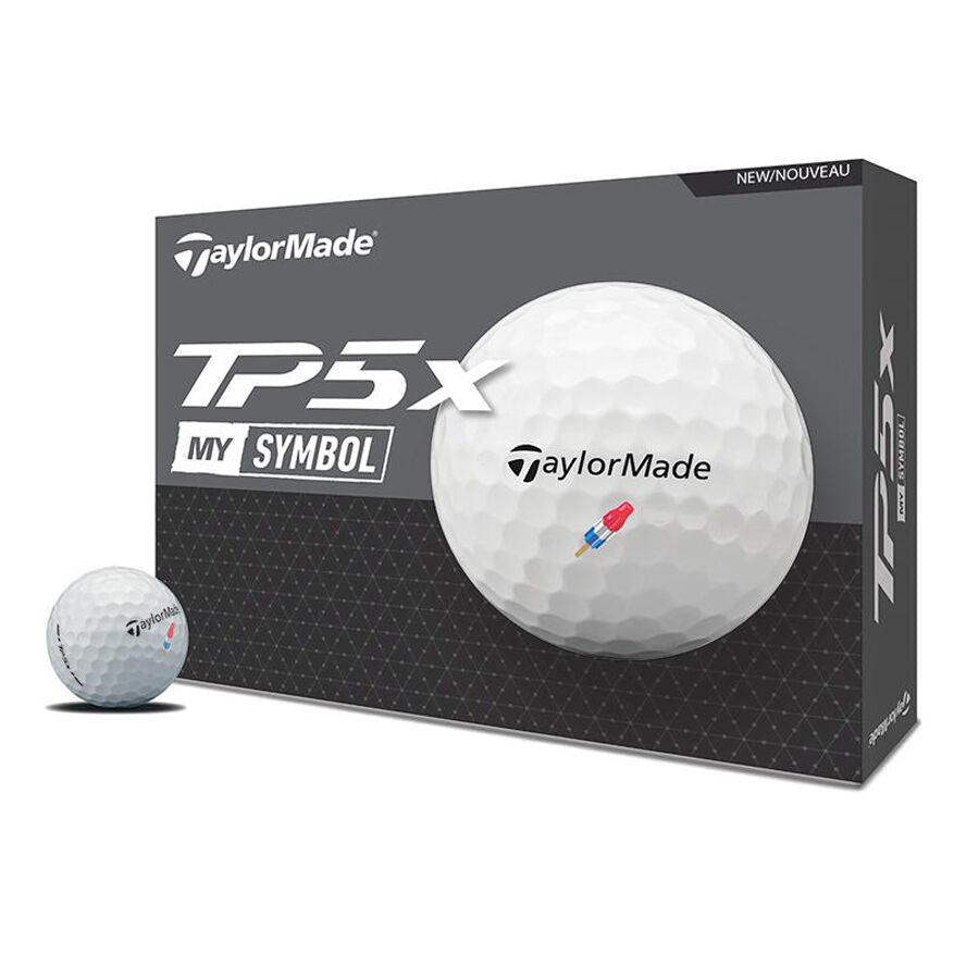 Taylormade TP5x MySymbol Golf Ball - The Golf Guys Online