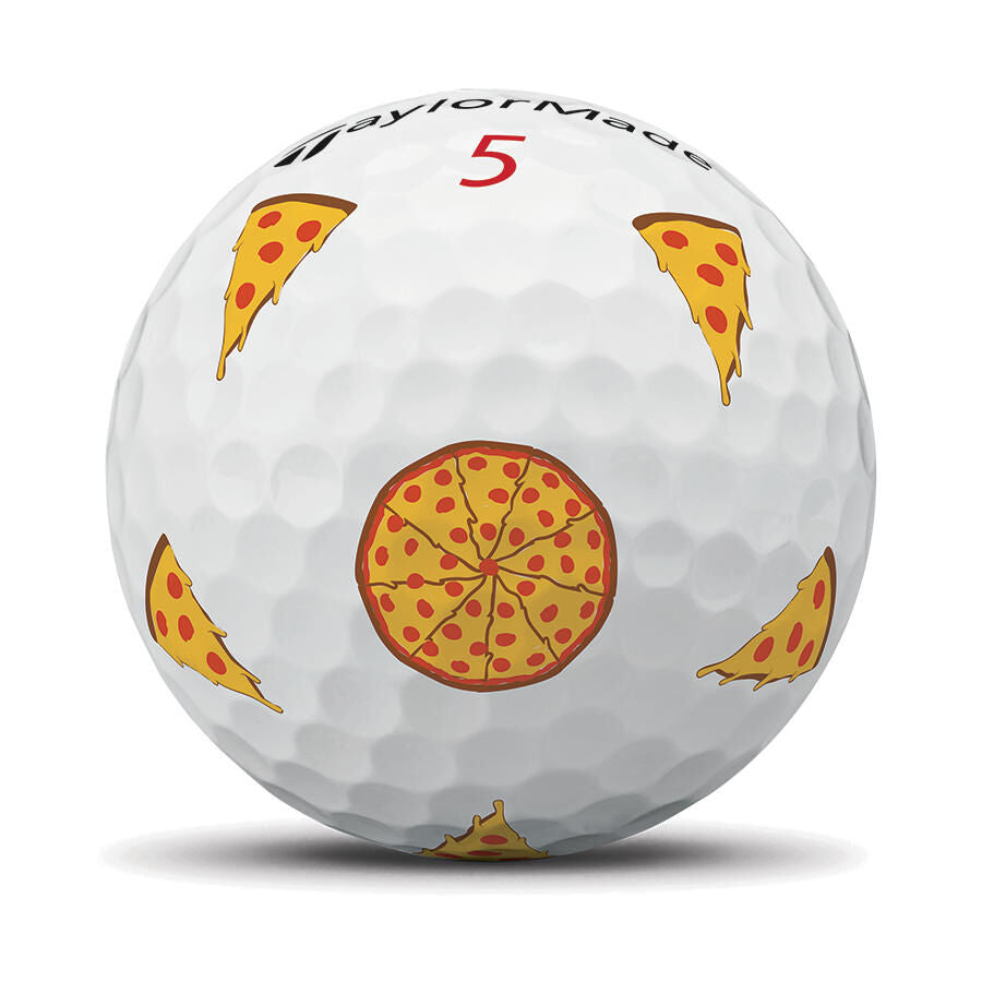TaylorMade 2025 TP5 Pizza Party Golf Balls