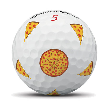 TaylorMade 2025 TP5 Pizza Party Golf Balls