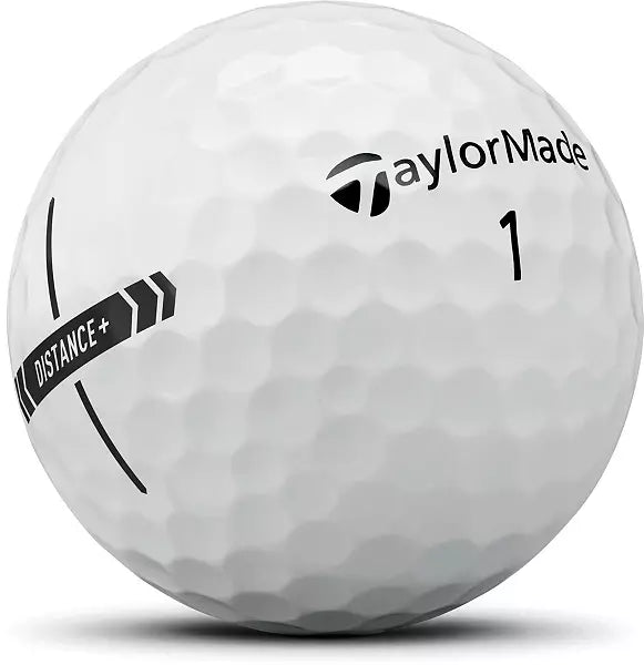 TaylorMade 2025 Distance+ White Golf Balls