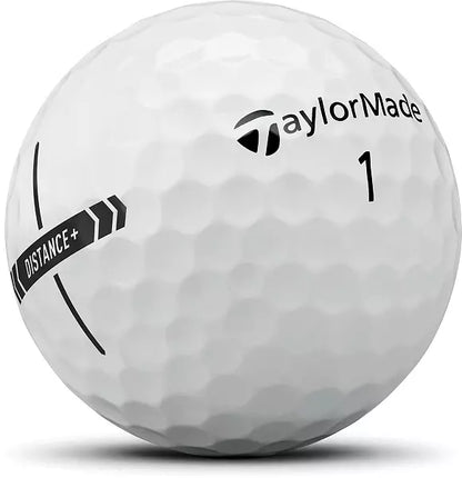 TaylorMade 2025 Distance+ White Golf Balls