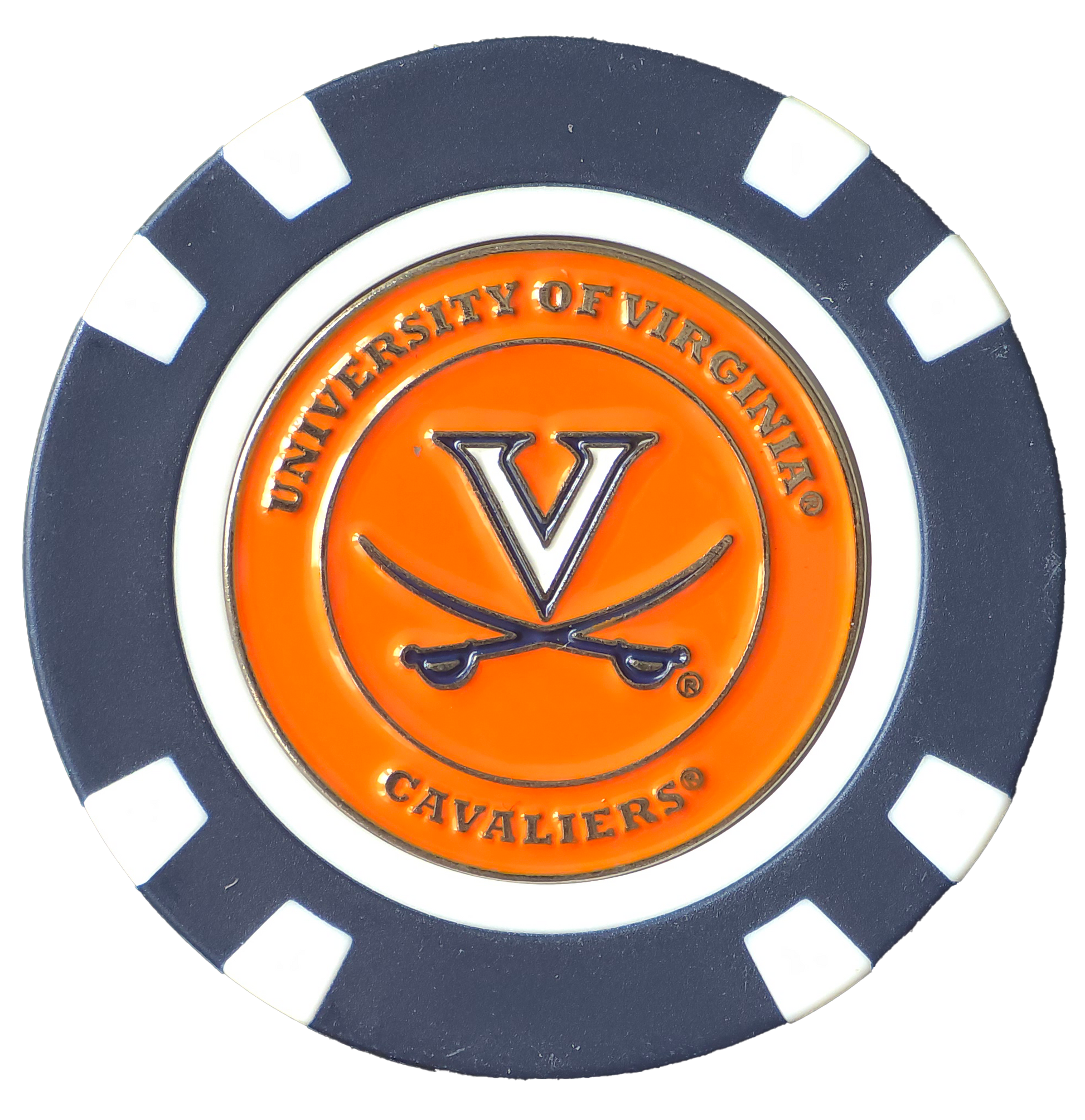 Officially Licensed Virginia Cavaliers Poker Chip Ball Marker