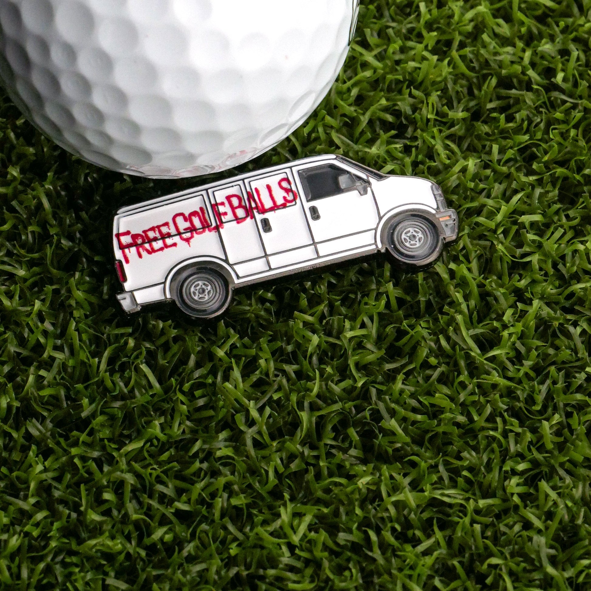 Free Golf Ball Van Ball Marker