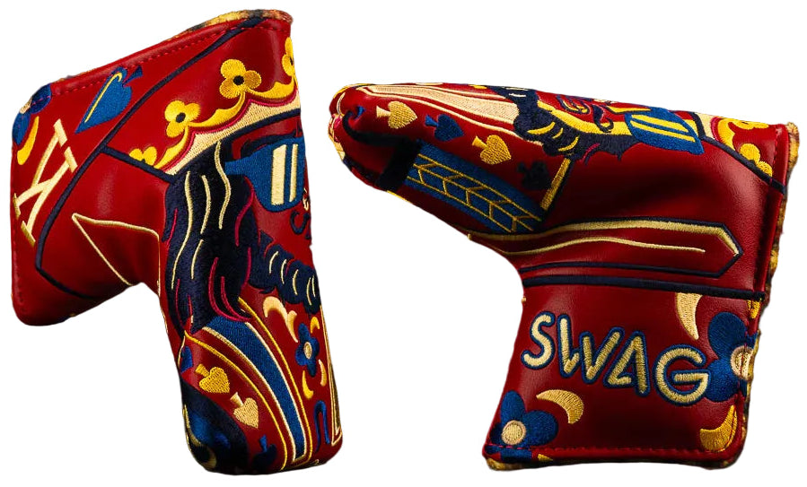 Limited Swag Golf - Vibin' Vegas King Blade Putter Headcover *opened, no bag*