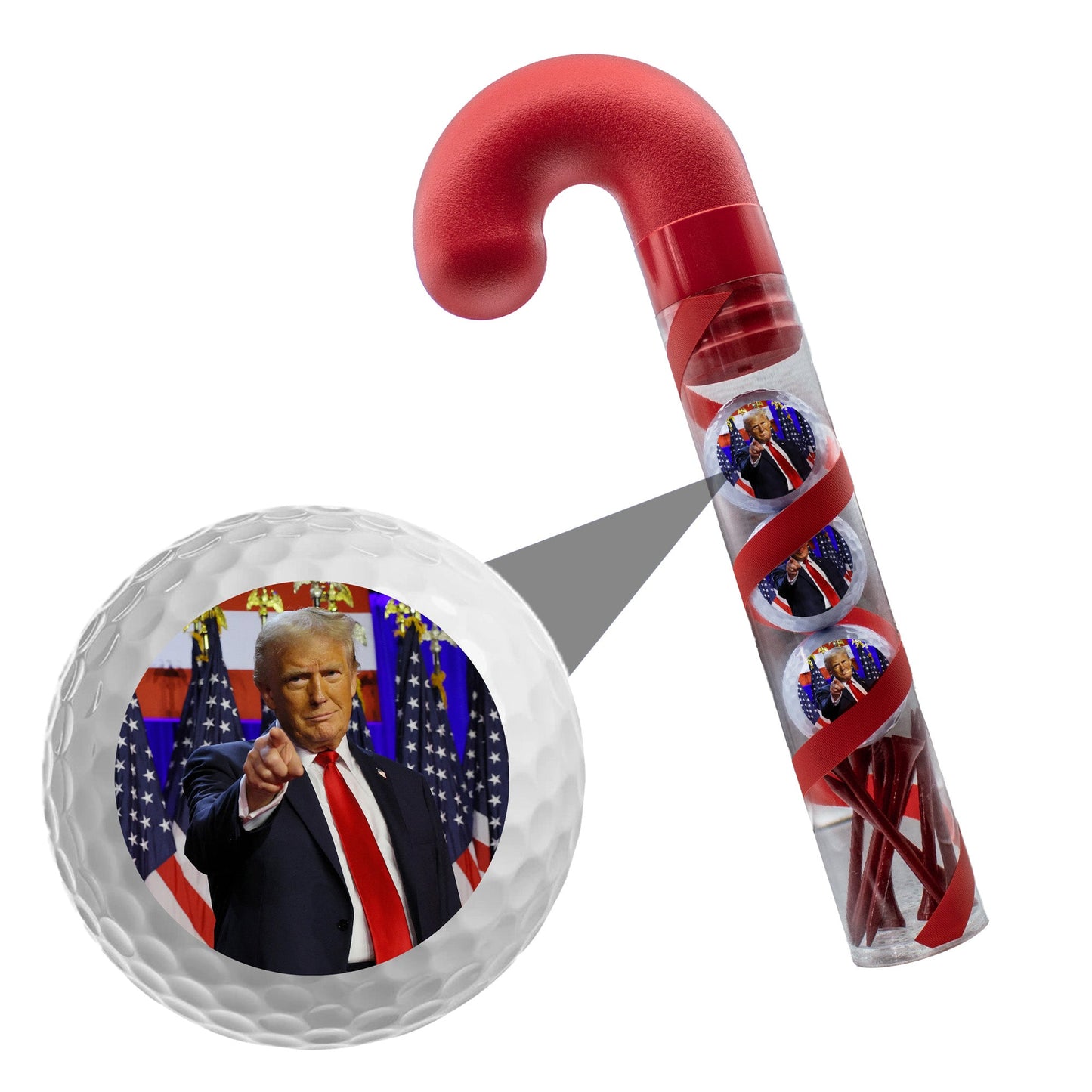 New Novelty Trump - Candy Cane Set