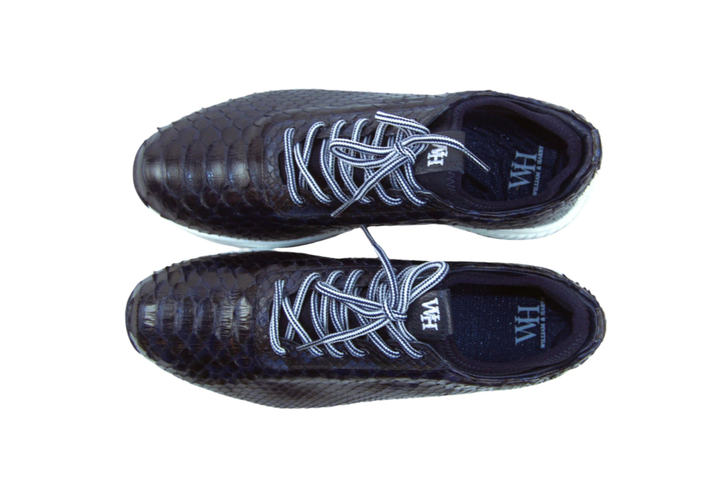 W&H Viper - Python Men's Golf Shoes in Dark Blue