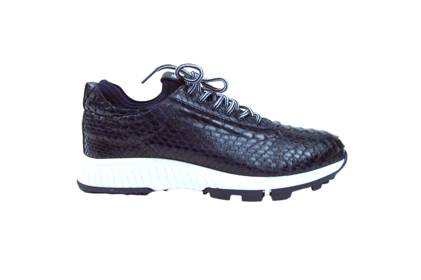 W&H Viper - Python Men's Golf Shoes in Dark Blue