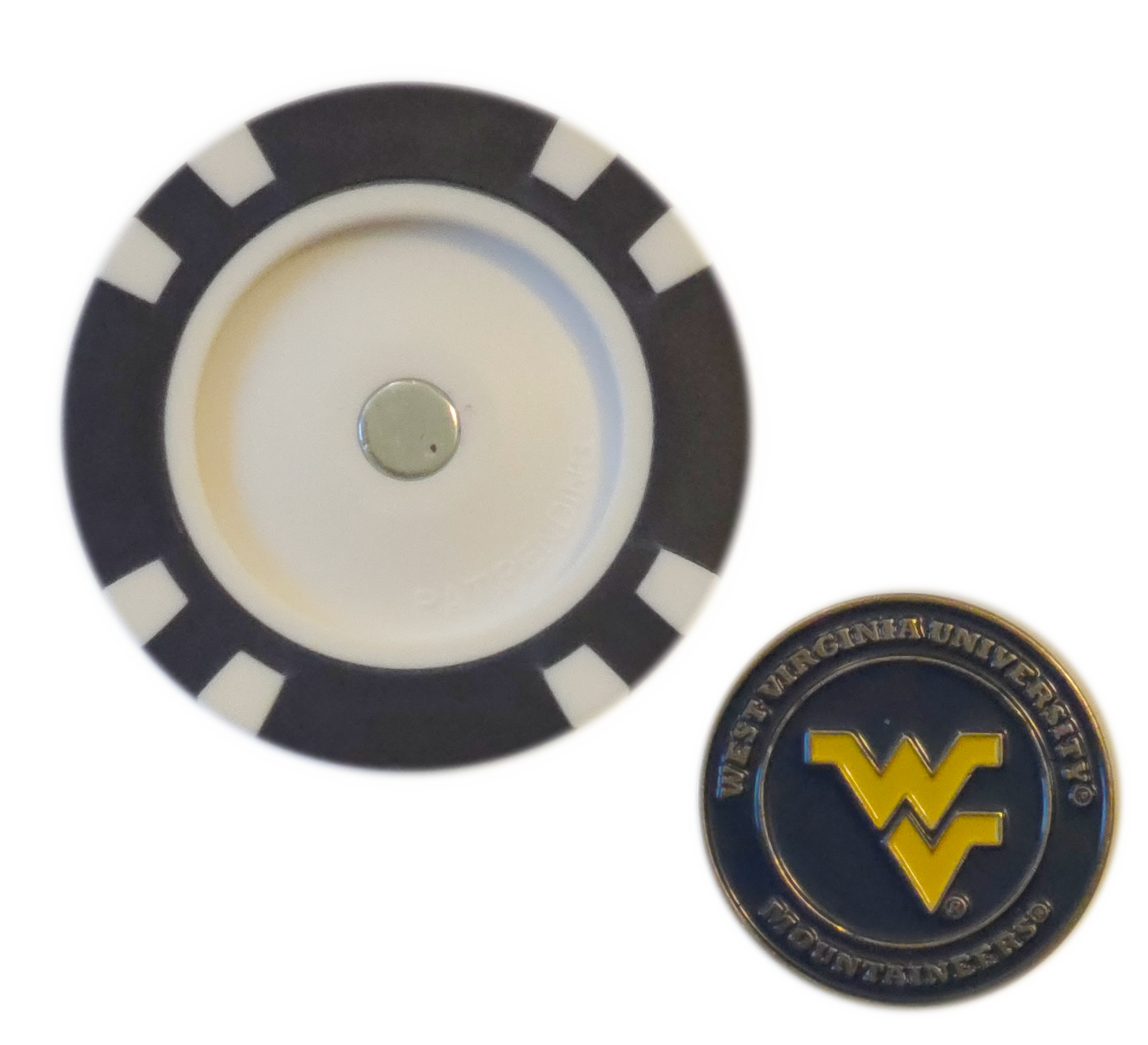 Officially Licensed West Virginia Mountaineers Poker Chip Ball Marker