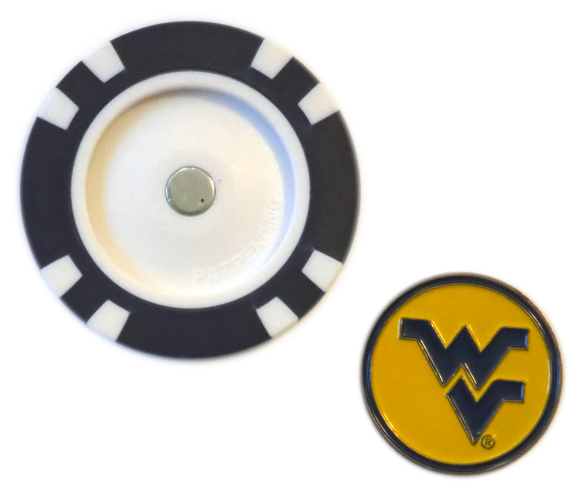 Officially Licensed West Virginia Mountaineers Poker Chip Ball Marker