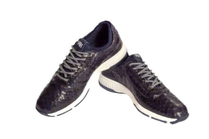 W&H Viper - Python Men's Golf Shoes in Dark Blue