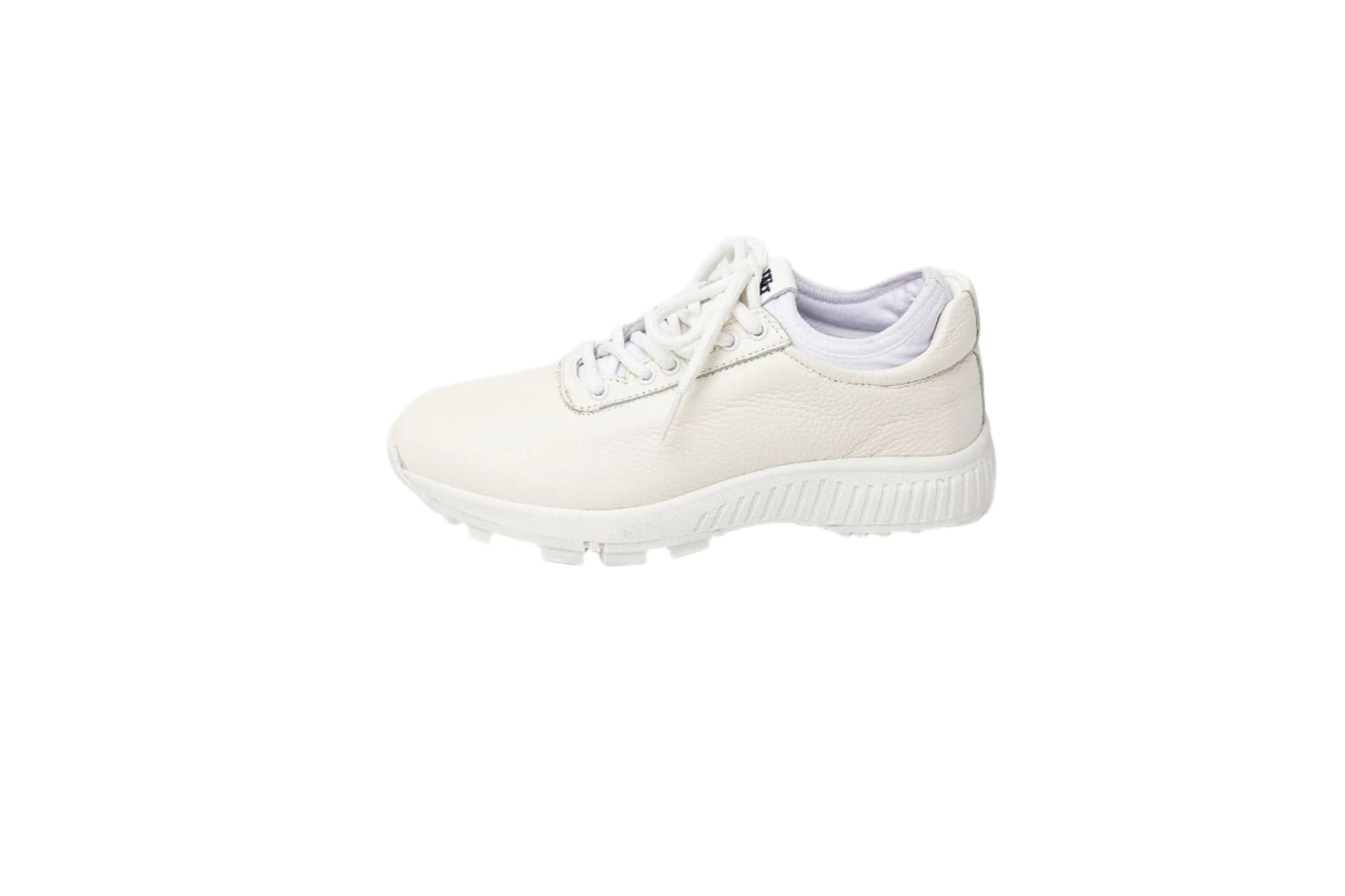 W&H Deerskin - Ace Men's Golf Shoes in All White