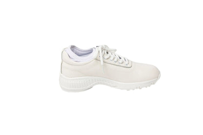 W&H Deerskin - Ace Men's Golf Shoes in All White