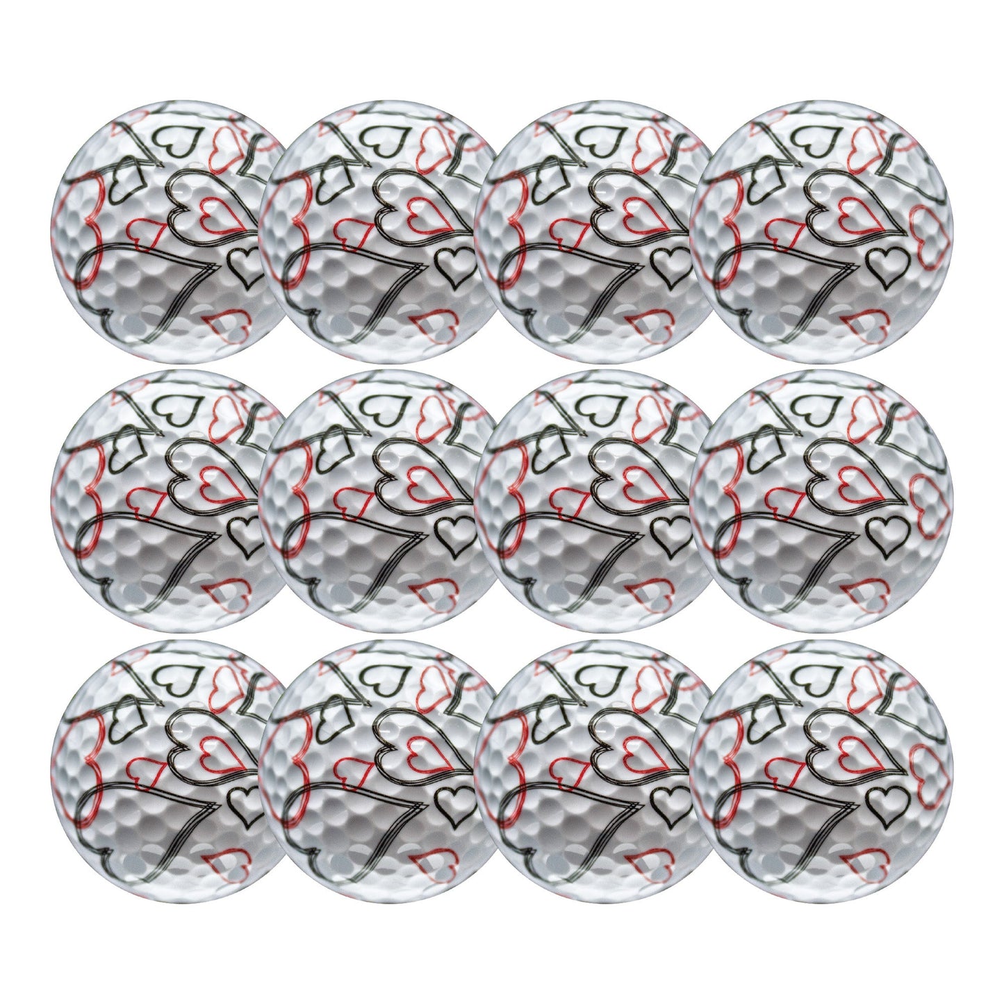 New Novelty Wild Hearts Golf Balls