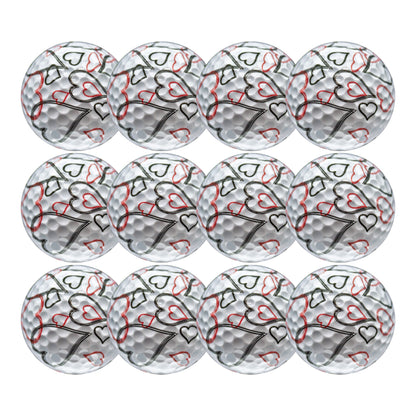 New Novelty Wild Hearts Golf Balls
