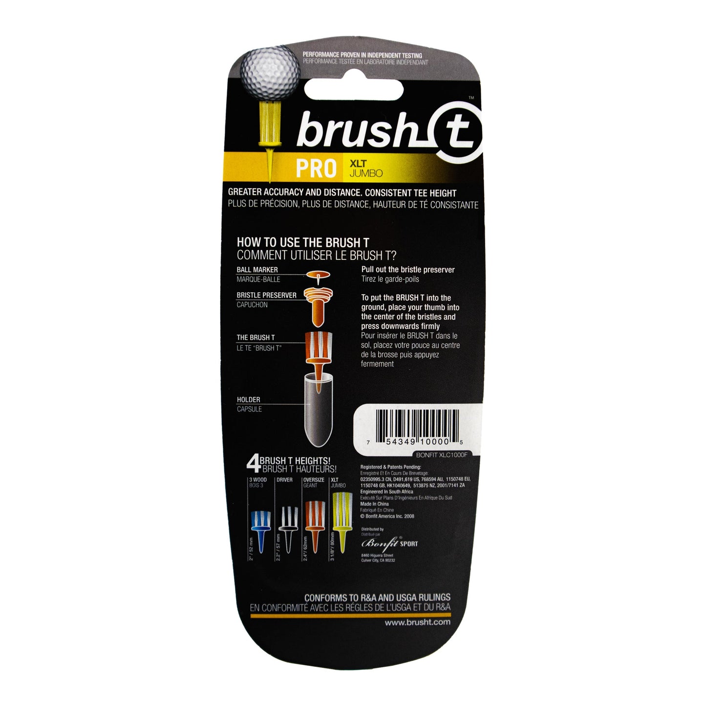 BRUSH TEES XL (FOR JUMBO DRIVERS)