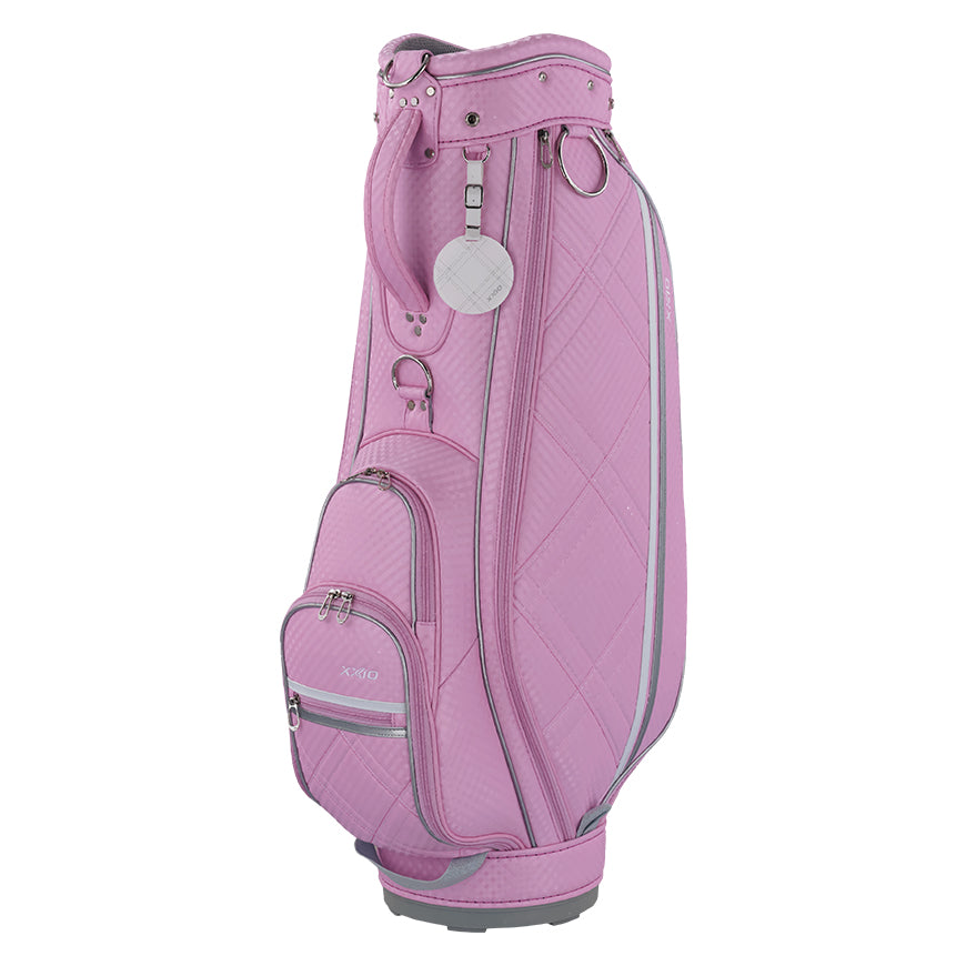 XXIO 13 Ladies Bordeaux 10-Piece Complete Set Right Ladies Standard (Pink Cart Bag)