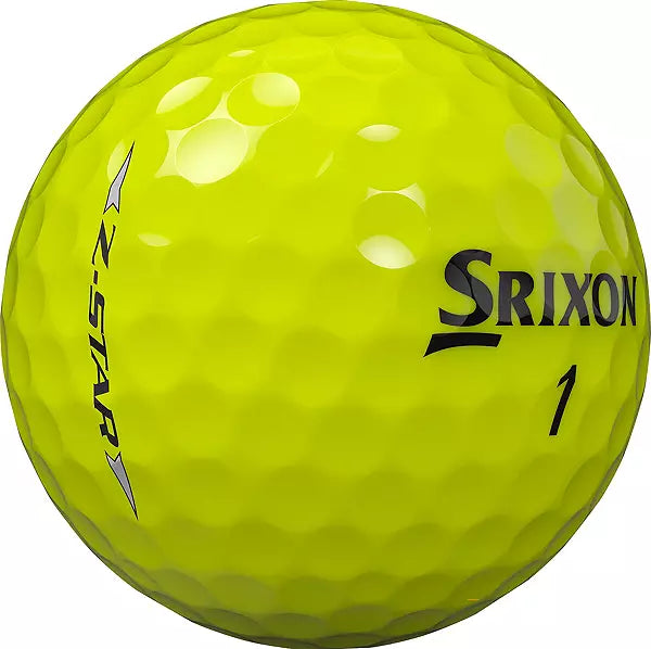 Srixon 2025 Z-Star 9 Yellow Golf Balls